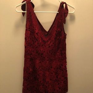 red romper